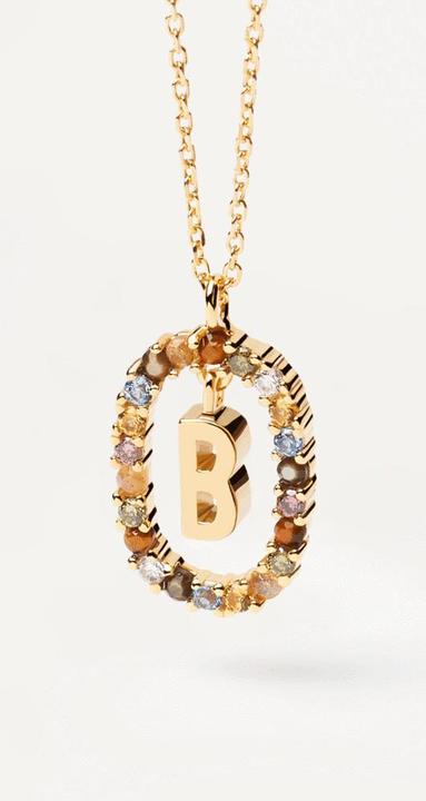 Immagine prodotto Pd Paola Nuova collana di lettere B (Argento 925, 50 cm)