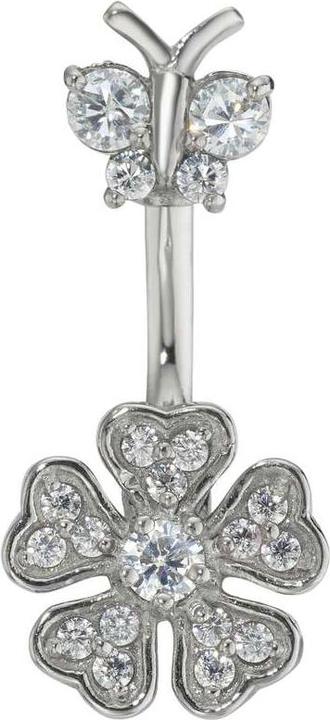 Image du produit Bijouteria Piercing nombril (Cristallin, Acier chirurgical 316L)