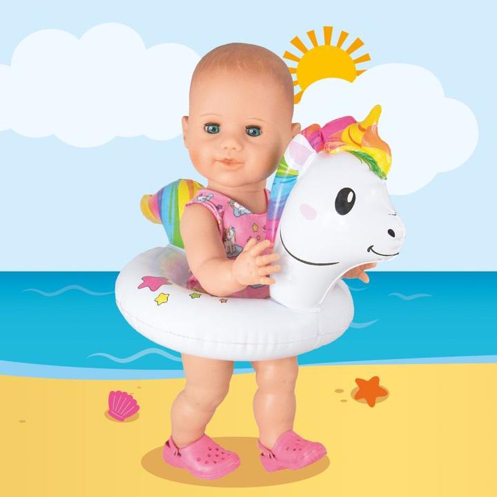 Produktbild Heless Puppen Schwimmset Einhorn