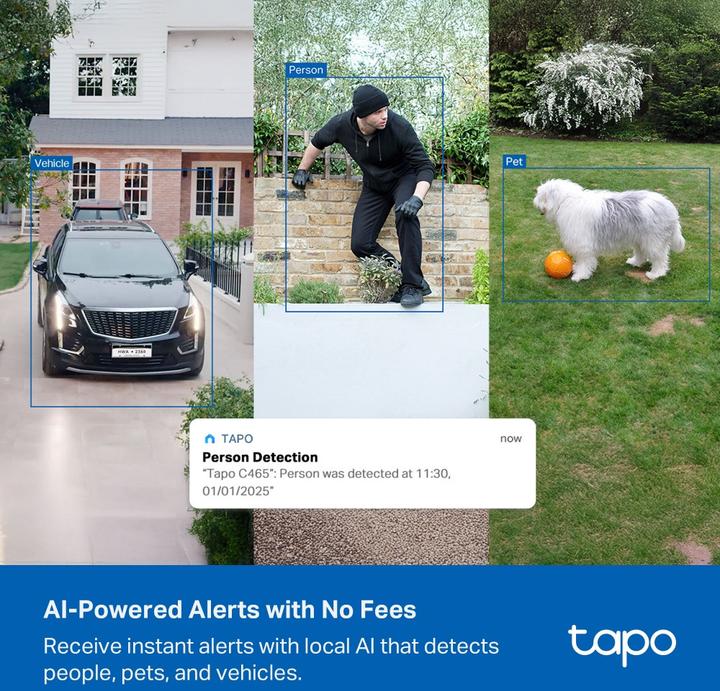 Produktbild TP-Link Netzwerkkamera Tapo C465 4K Solar mit Akku und (3840 x 2160 Pixels)