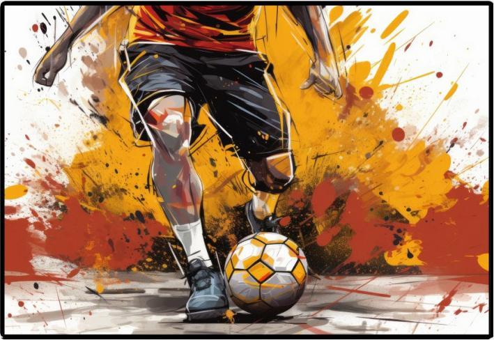 Produktbild Styro Schreibunterlage PP 50x34 Fussball (50 x 34 cm)