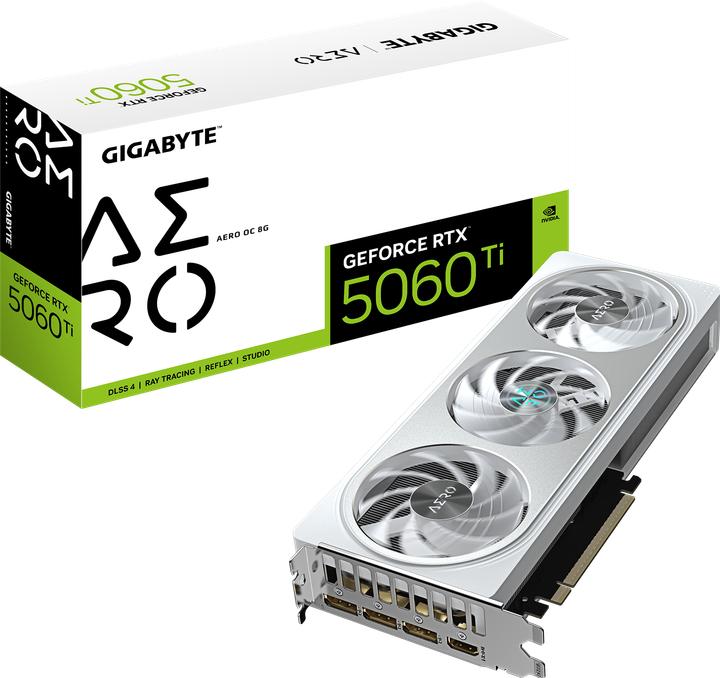 Produktbild Gigabyte GeForce RTX 5060 Ti AERO OC (8 GB)