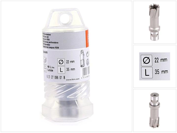 Actual product image Fein Core drill 22 mm HM-Ultra 35 Q (22 millimetres)