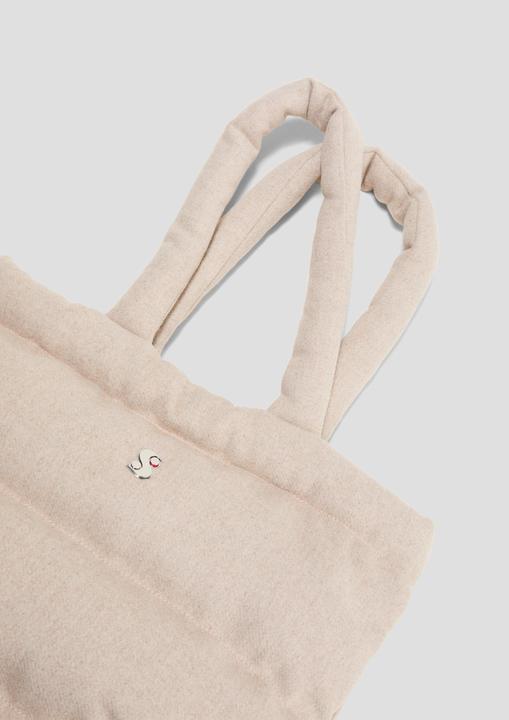 Produktbild s.Oliver Shopper aus Wollmix mit Steppung