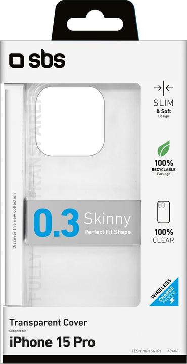 Immagine prodotto SBS Skinny Cover (Apple iPhone 15 Pro)