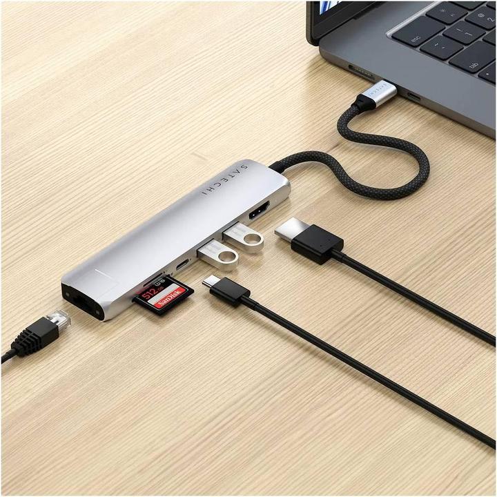Actual product image Satechi Slim 7 (USB-C, 7 ports)