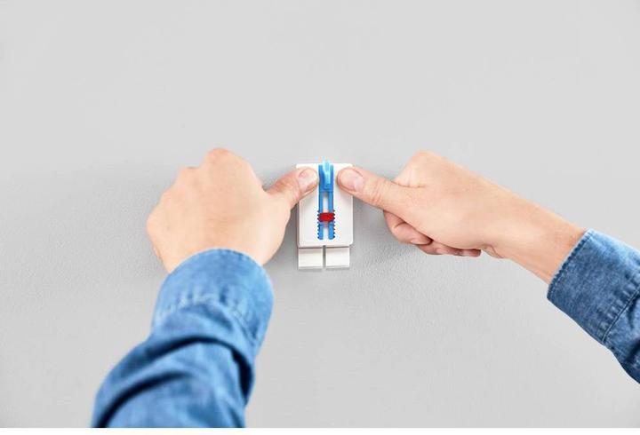 Actual product image tesa Canvas Adhesive Nail Wallpaper & Plaster Height Adjustable