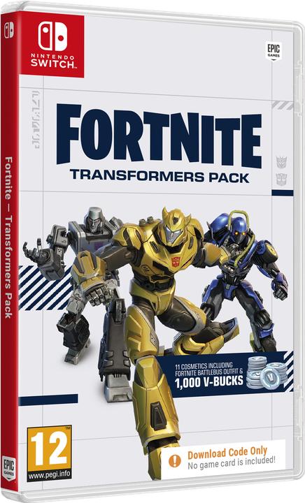 Epic Fortnite: Pacchetto Transformers (Codice in scatola) (Switch, Switch Lite, Switch OLED)