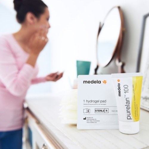 Produktbild Medela Hydrogel Pads Dispenserbox à 10 Verpackung à 4 (4 x)