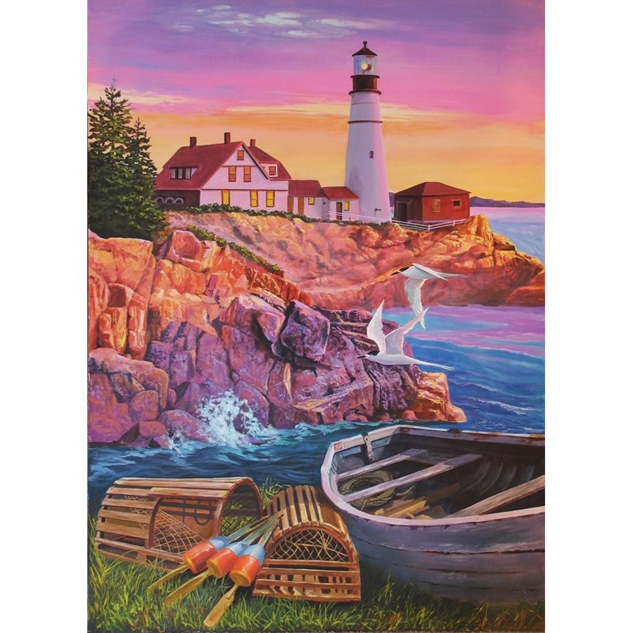 Thumbnail - Cobble Hill Puzzle Leuchtturm in der Bucht XL 275 Teile (275 Teile)