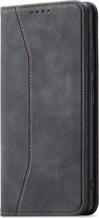 Actual product image Hurtel Magnet Fancy Case Case for Samsung Galaxy S22 + (S22 Plus) Pouch Wallet Card Holder Black (Samsung Galaxy S22+)