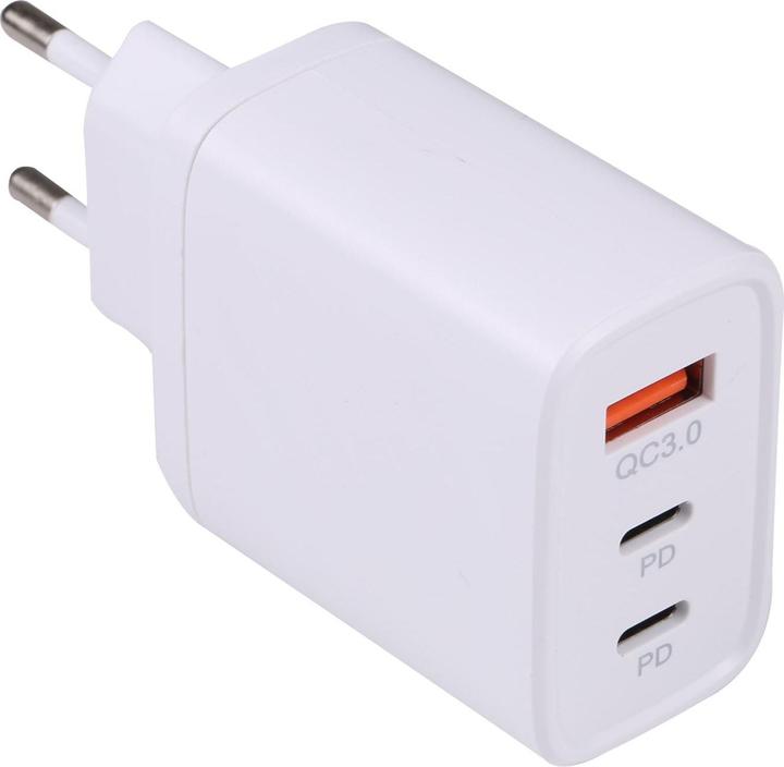 Cover-Discount Charger 2x USB-C 1x UBS-A white (20 W, 3 ports)