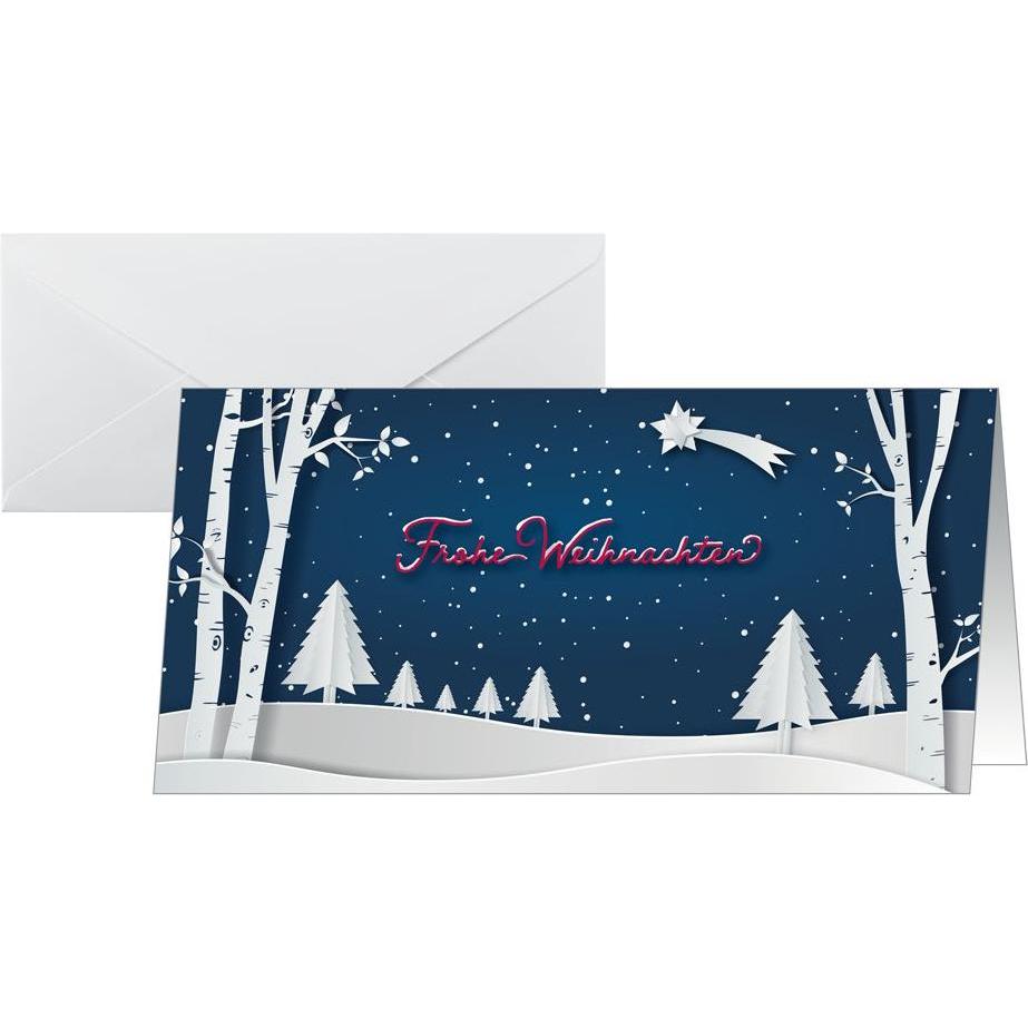 Sigel, Grusskarte + Briefpapier, Weihnachts-Karten (inkl. Umschläge) (25 Stk.)