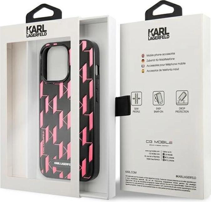 Produktbild Karl Lagerfeld iPhone 13 Pro Max Monogram Plaque Case (Apple iPhone 13 Pro Max)