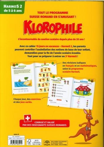 Produktbild Klorophile 15 jours en vacances HarmoS 2 (Französisch, Collectif, 2022)