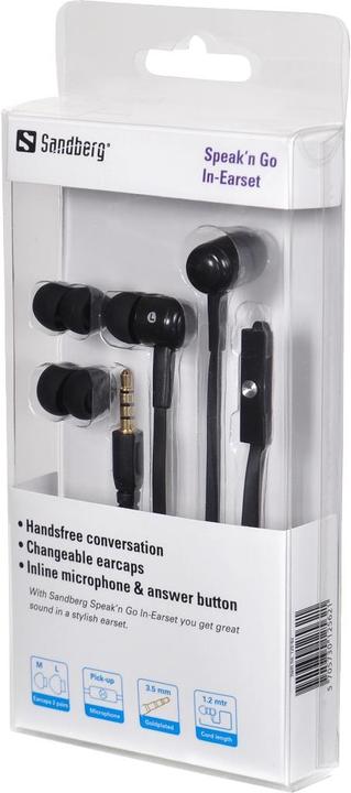 Produktbild Sandberg Speak n Go In-Earset (Kabelgebunden)