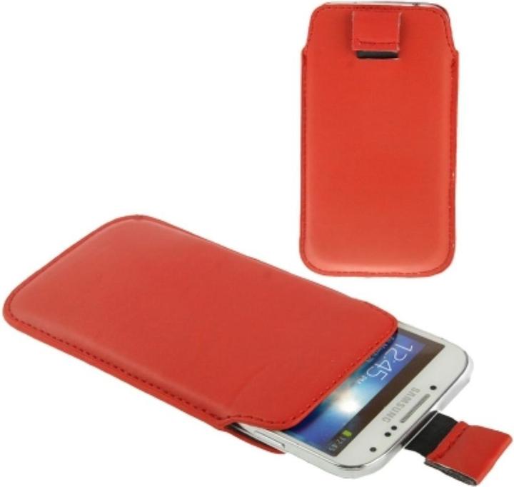 Produktbild König Design Handyhülle Tasche Slide für Handy Samsung Galaxy S5 / S5 Neo Rot (Samsung Galaxy S5)