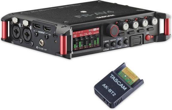Tascam Audio-Recorder FR-AV4 mit Bluetooth-Adapter