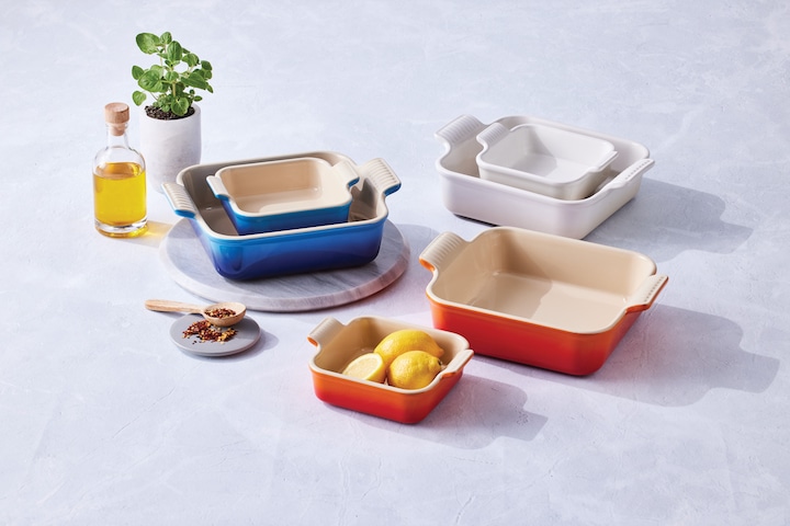 Produktbild Le Creuset Auflaufformen 2er Set Tradition 13/20 cm Ofenrot