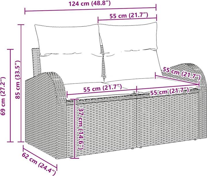 Produktbild vidaXL Mila