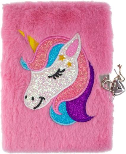 Actual product image Tinka Magic Tinka - Plush Diary with Lock - Unicorn (8-4290)
