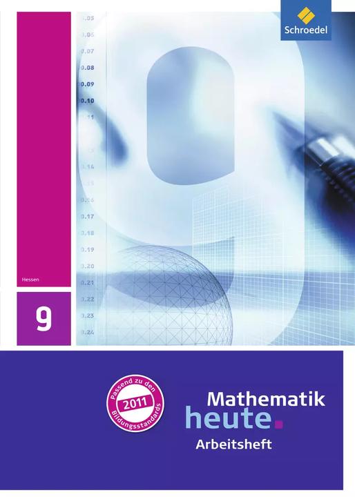 Actual product image Mathematik heute 9. Arbeitsheft mit Lösungen. Hessen (German, Heinz Riesel, Helmut Postel, Rudolf Vom Hofe, 2014)