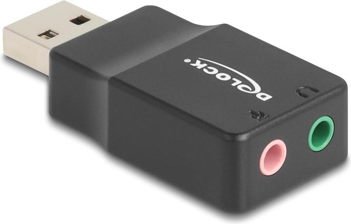 Delock External USB sound card with USB-A plug to 2 x 3.5 (USB)