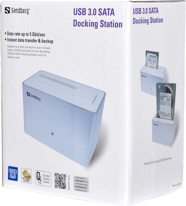 Actual product image Sandberg USB 3.0 SATA Docking Station