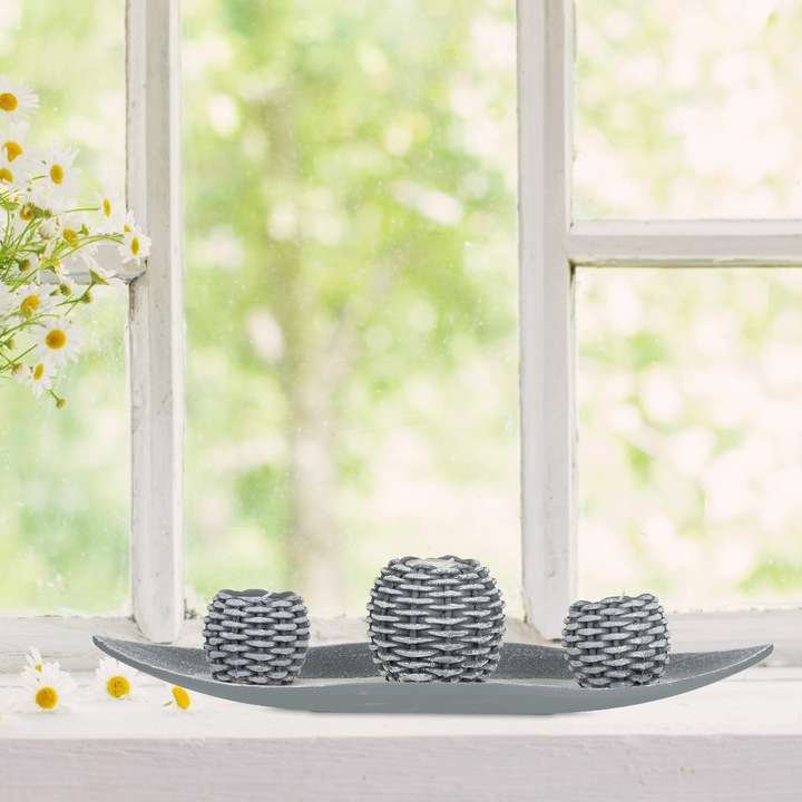Actual product image Relaxdays Gazebo Weights, Pack of 4 (27 cm, 12 cm)