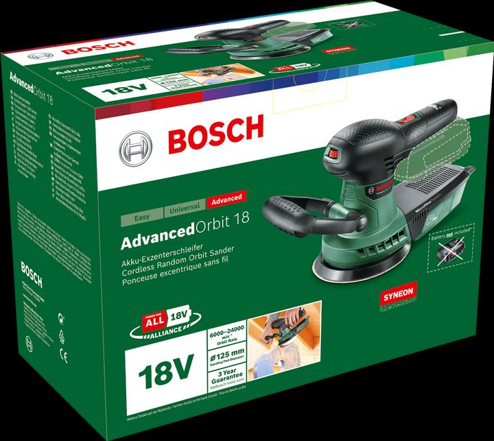 Immagine prodotto Bosch Home & Garden AdvancedOrbit 18 (Levigatrici rotorbitali, 18 W)
