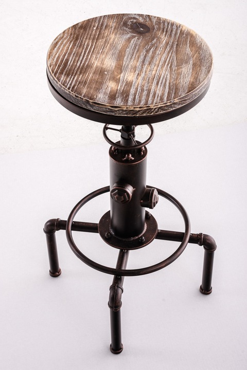 Produktbild CLP Barhocker Lumos, Holz, bronze