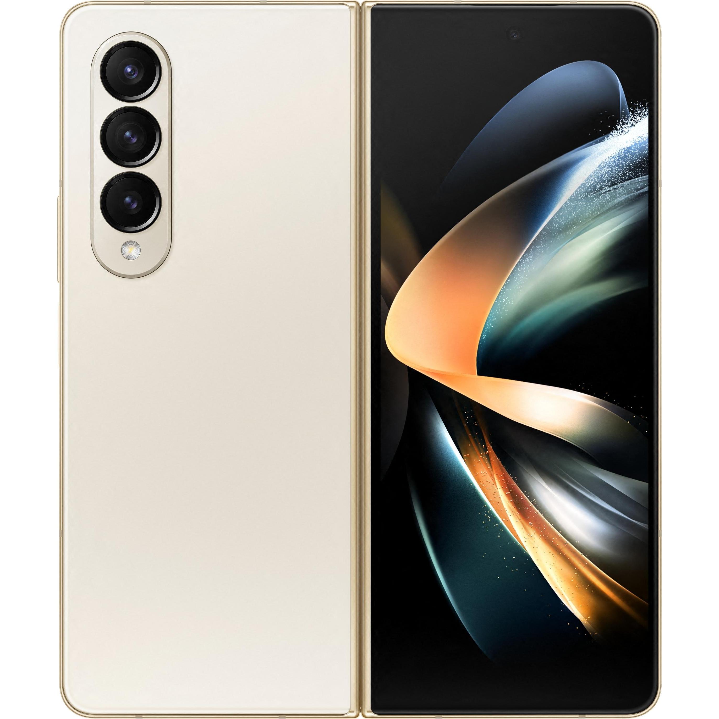Samsung Galaxy Z Fold4 EU (512 GB, Beige, 7.60", SIM + eSIM, 5G), Smartphone, Beige