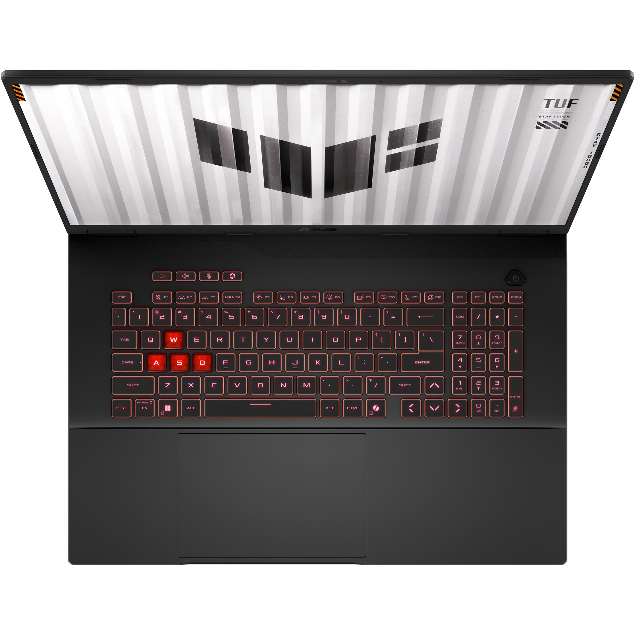 ASUS TUF Gaming FA808UP-S8083W R7 16 N gy W11H (18", 1000 GB, 16 GB, Deutschland, AMD Ryzen 7 260), 
