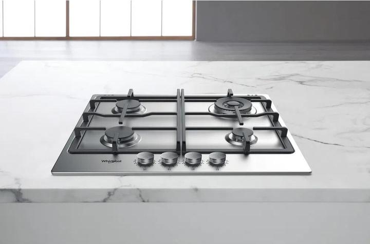 Actual product image Whirlpool TGML 661 IX R Stainless steel Integrated 58 cm Gas hob 4 zone(s)