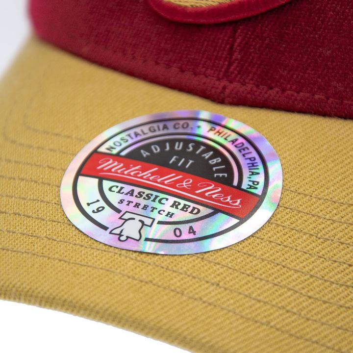Produktbild Mitchell & Ness M&N Stretch Snapback Classic Red Cap - Cleveland Cavaliers (One Size)