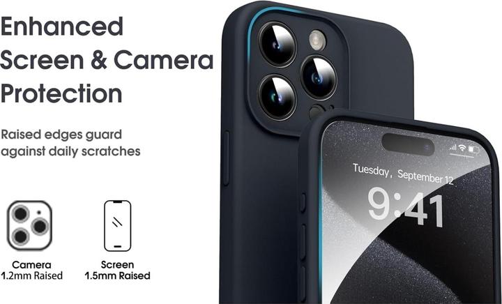 Produktbild Screenguard Liquid Silicone Camera Protector Case (Apple iPhone 15 Pro Max)