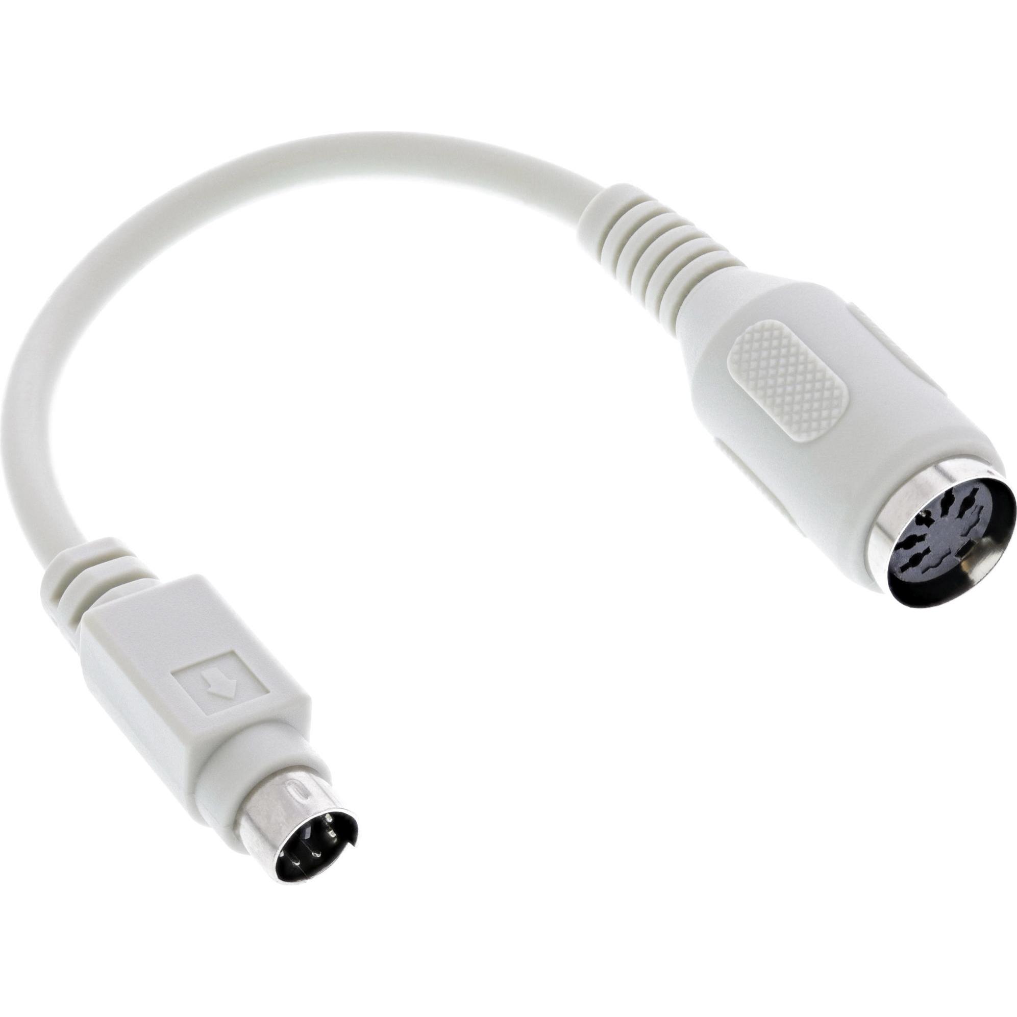 InLine Cavo adattatore per tastiera (0.10 m, Mini DIN), Cavo di interfaccia