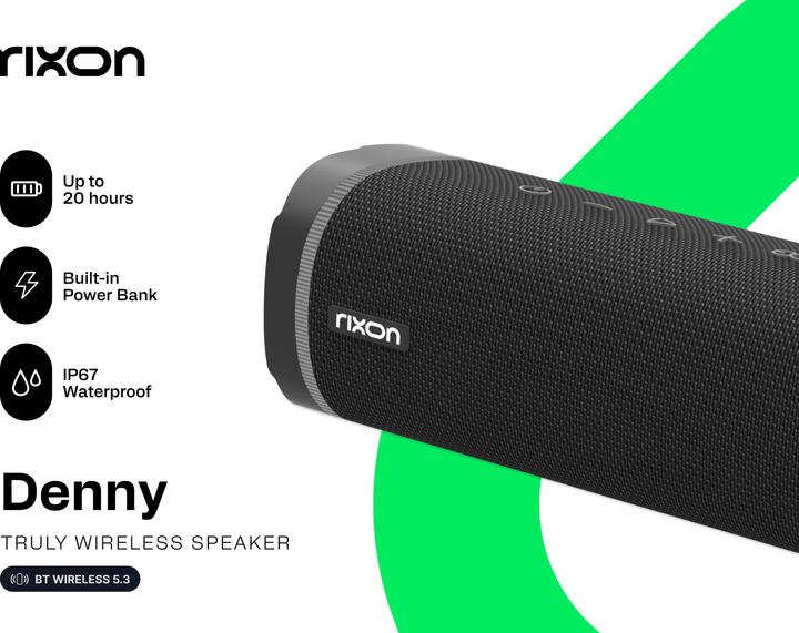 Rixon Denny Bluetooth Speakers 40W black