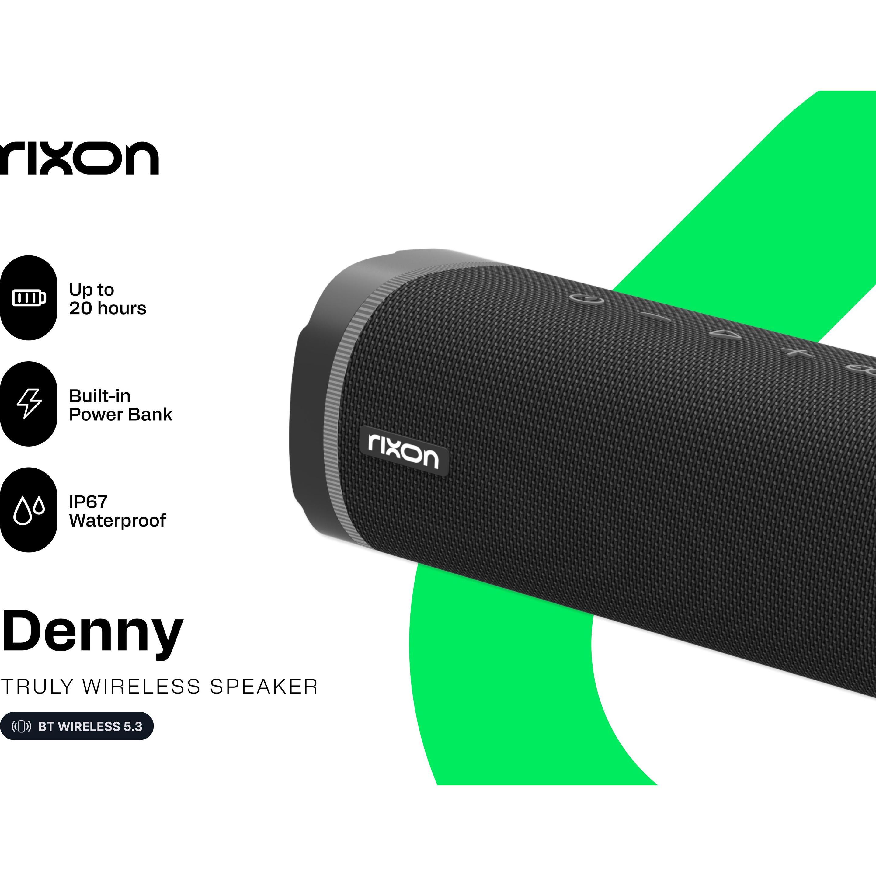 Rixon Altoparlanti Bluetooth Denny 40W nero, Altoparlante Bluetooth, Nero