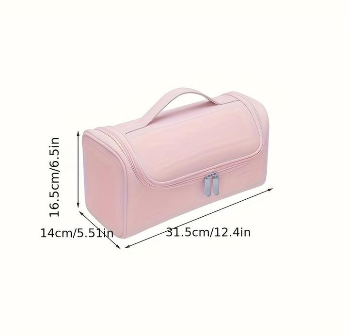 Actual product image Only-Bags.Store Multifunktionale Kosmetiktasche für Haartrockner, Lockenstab, Styling-Tools - PU-Material