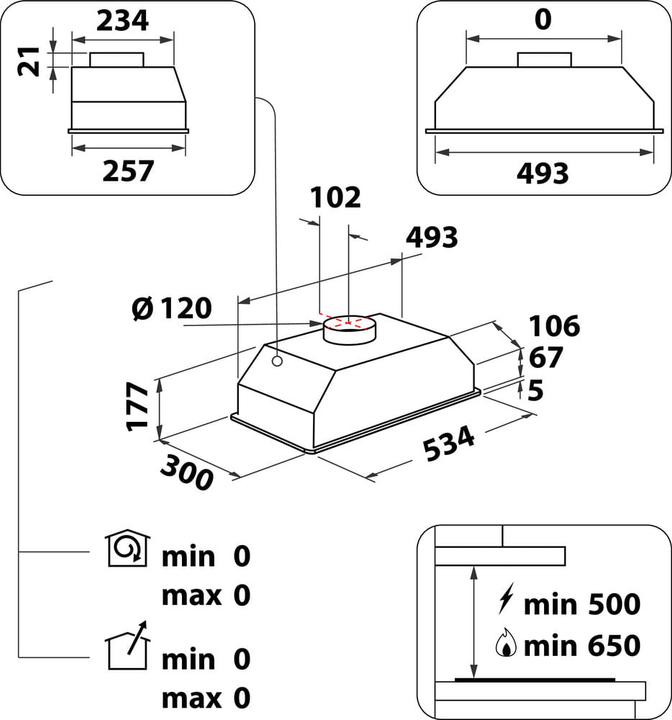 Immagine prodotto Whirlpool Cappa Wct 64 Flsxwhirlpool
