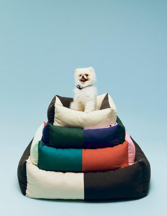 Productafbeelding HAY - Dogs Bed Zip Large - H30 x W75 x L96 cm - Black & White (Hond)