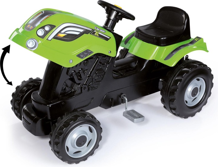 Produktbild Smoby Traktor mit Anhänger grün