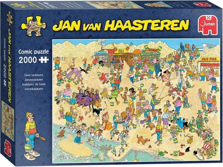 Image du produit Jumbo Jan van Haasteren Puzzle - Sculptures de sable, 2000 pièces (2000 pièces)