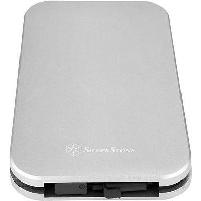 Thumbnail - Silverstone Mammoth Series MMS02 - Speichergehäuse - 2.5" (6.4 cm) (2.5"), Festplattengehäuse, Silber