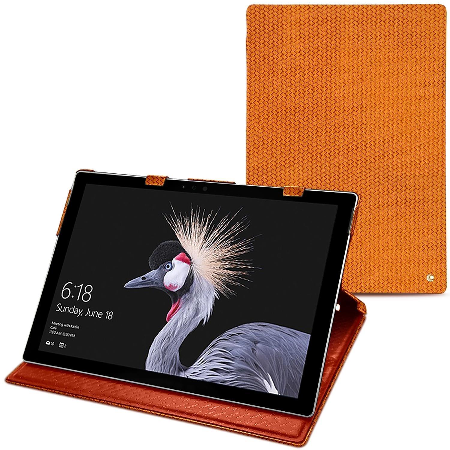 Noreve Lederschutzhülle (12.30", Microsoft), Notebooktasche, Orange