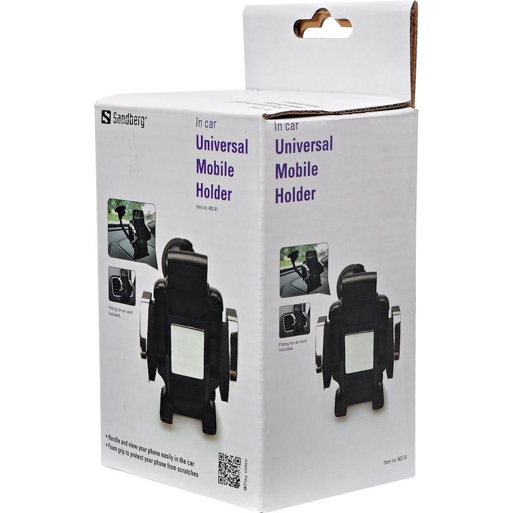 Thumbnail - Sandberg Car Holder, Smartphone Halterung, Schwarz