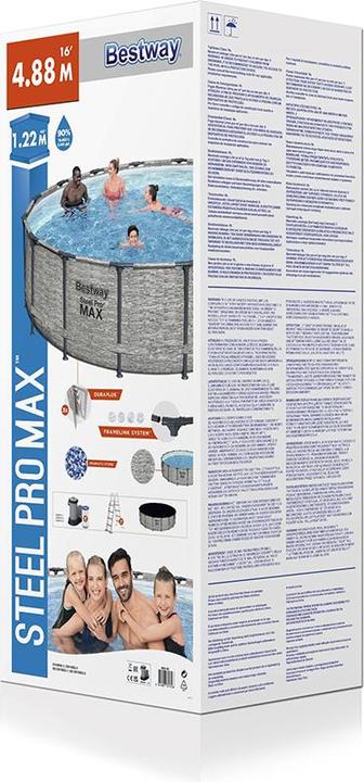 Immagine prodotto Bestway Steel Pro Max Pool Set (Ø 488 x 122 cm)