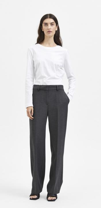 Actual product image Selected Femme Woven trousers with wide leg (36)