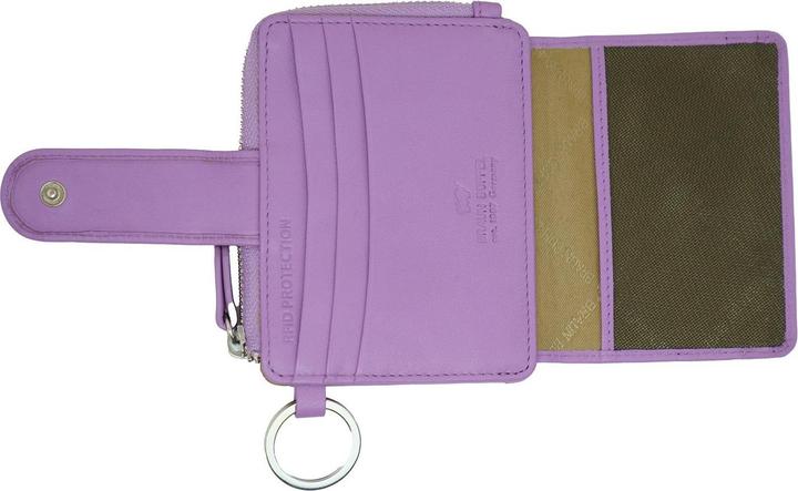 Actual product image Braun Büffel Joy credit card holder RFID protection leather 11 cm
